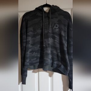 Camouflage Cropped Hoodie